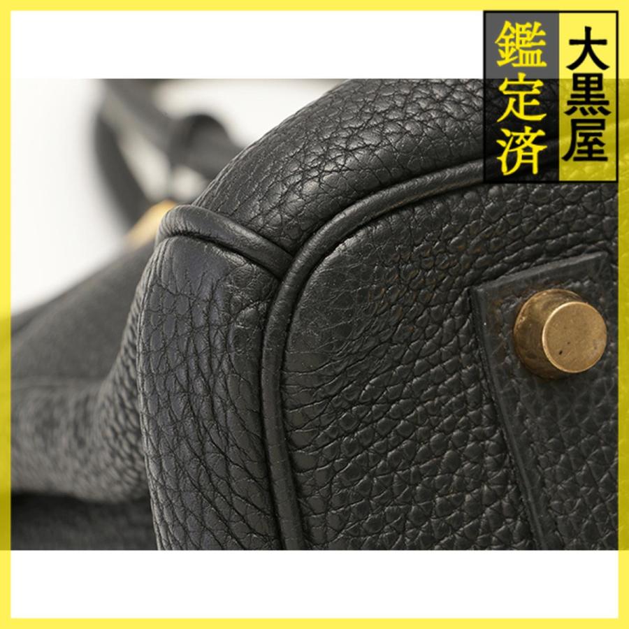 HERMES（エルメス） □G刻印 バーキン35 ブラック/GP トゴ