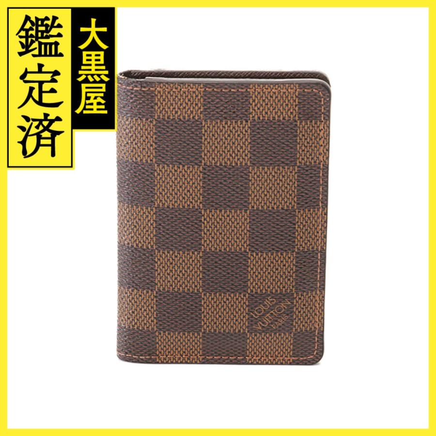 美品 ルイヴィトン ダミエ オーガナイザー・ドゥ・ポッシュ N61721 楽天市場】LOUIS VUITTON ルイ ヴィトン ダミエ オーガナイザー