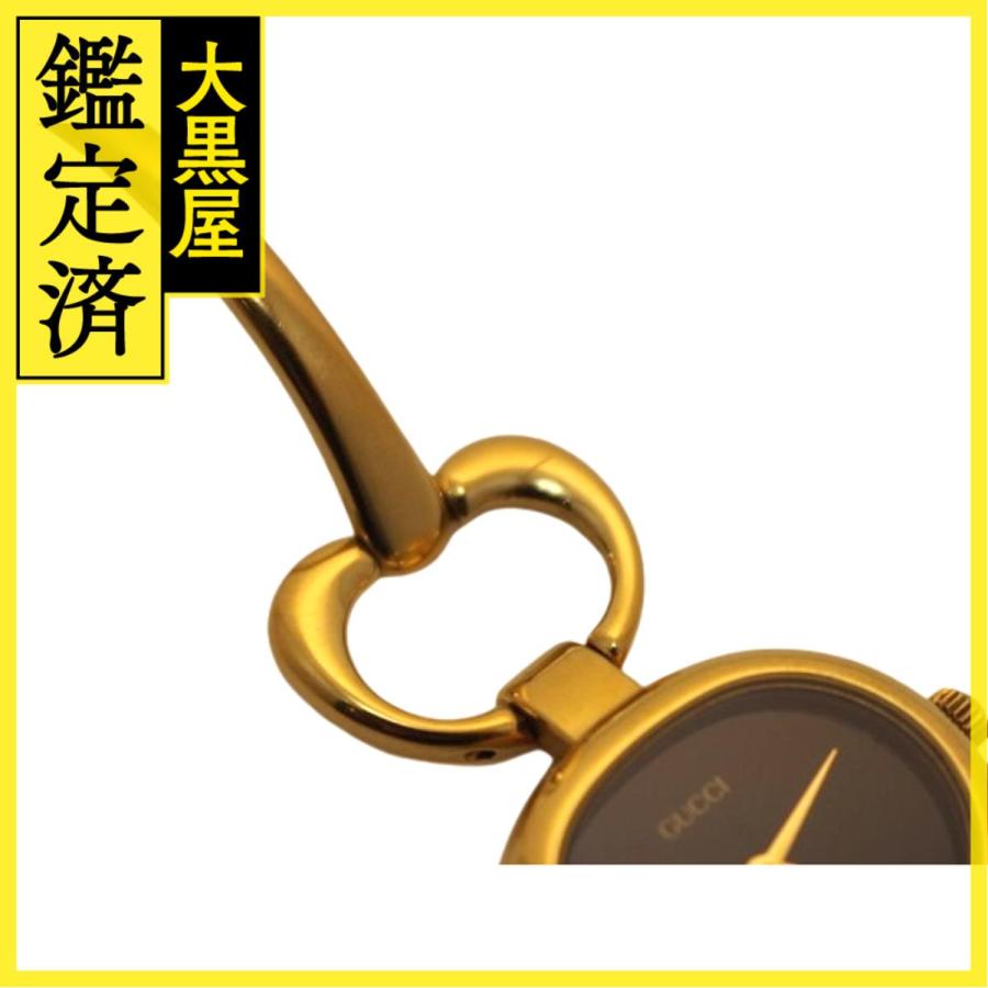 GUCCI Gucci グッチ バングルウォッチ 1600 GP ブラック 女性用/Ladies  