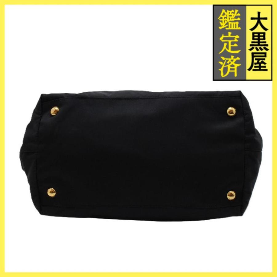 PRADA（プラダ） リボントートバッグ ブラック ナイロン/レザー : 質屋