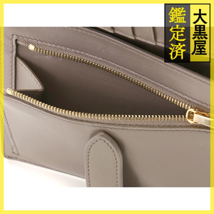 CELINE（セリーヌ） 財布 ミディアムストラップウォレット グレージュ