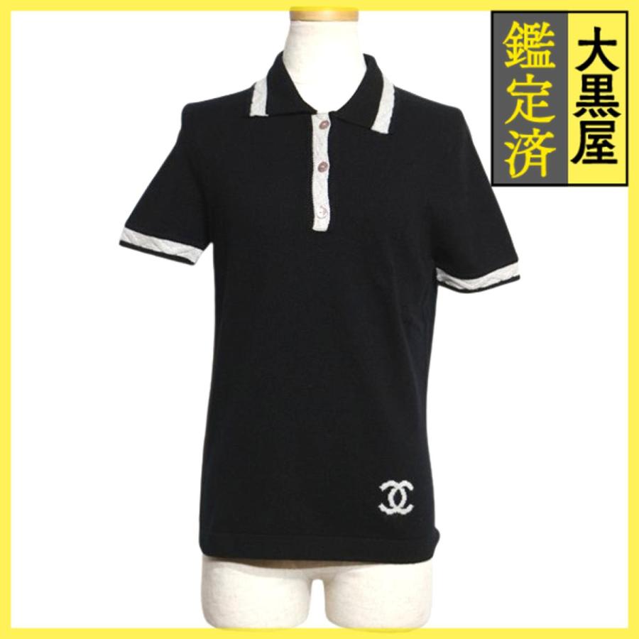 CHANEL（シャネル） 衣類 半袖ニット レディース38 ブラック/グレー