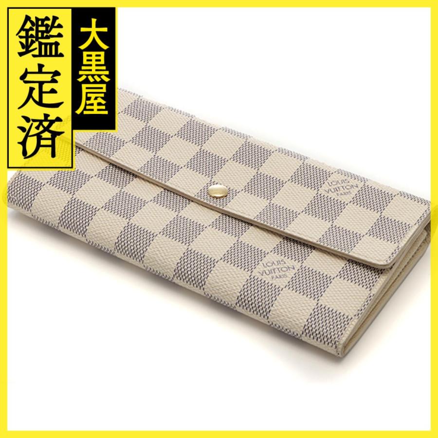 ルイヴィトン ポルトフォイユ・サラ ダミエ・アズール N61735 楽天市場】【財布】LOUIS VUITTON ルイ ヴィトン ダミエアズール