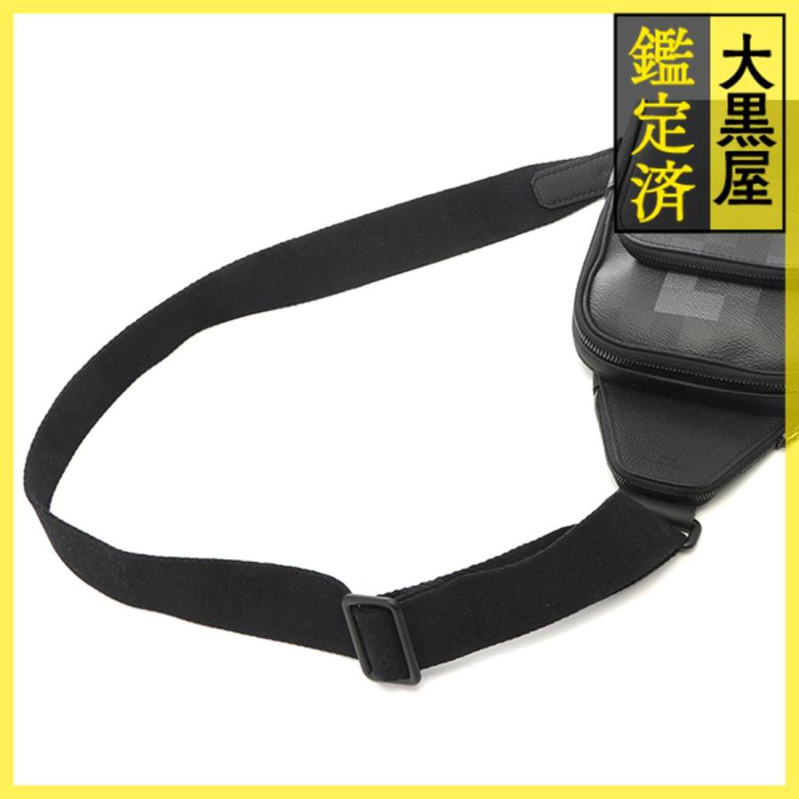 【未使用品】ルイヴィトン　ダモフラージュ　ブラック　アヴェニュー　スリングバッグ　Ｍ１４９５３　バッグ LOUIS VUITTON - 【未使用品】ルイヴィトン ダモフラージュ ブラック