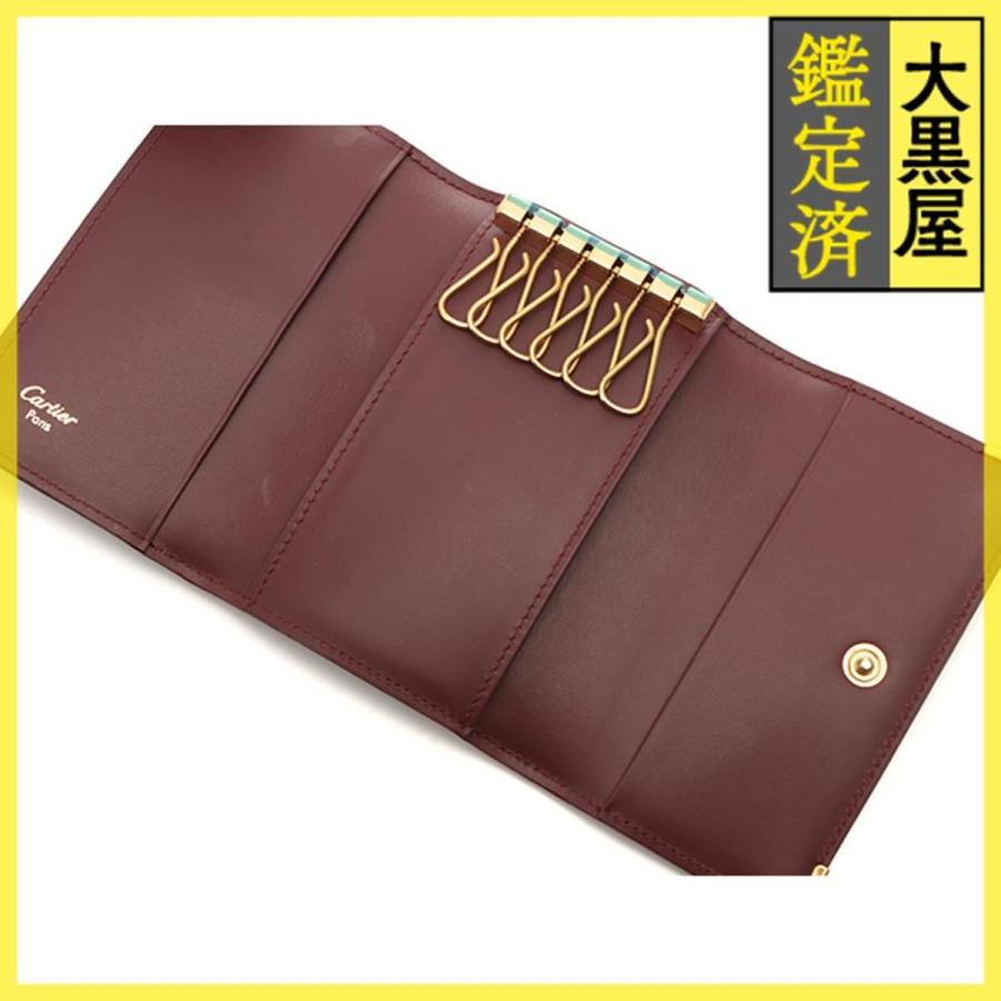 Cartier（カルティエ） マストライン 6連キーケース ボルドー レザー