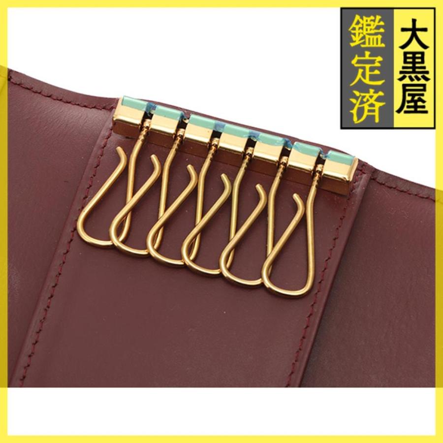 Cartier（カルティエ） マストライン 6連キーケース ボルドー レザー