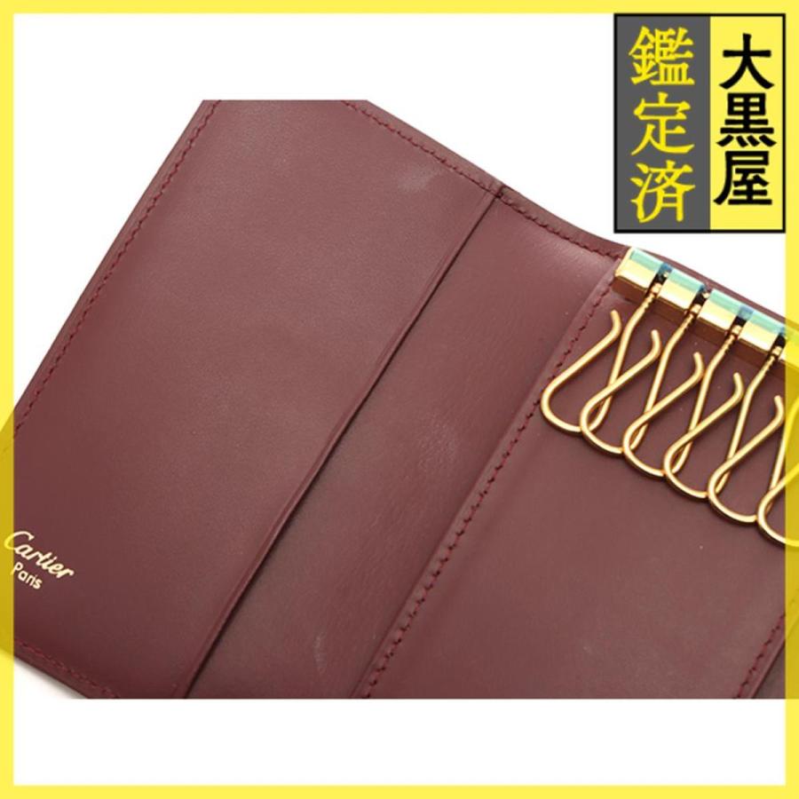 Cartier（カルティエ） マストライン 6連キーケース ボルドー レザー