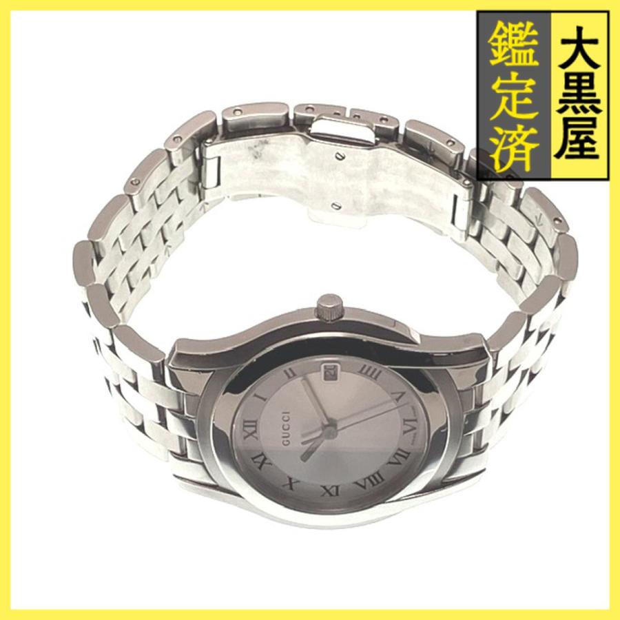 GUCCI Gucci グッチ 5500M YA055305 SS/SS クォーツ シルバー 男性用  