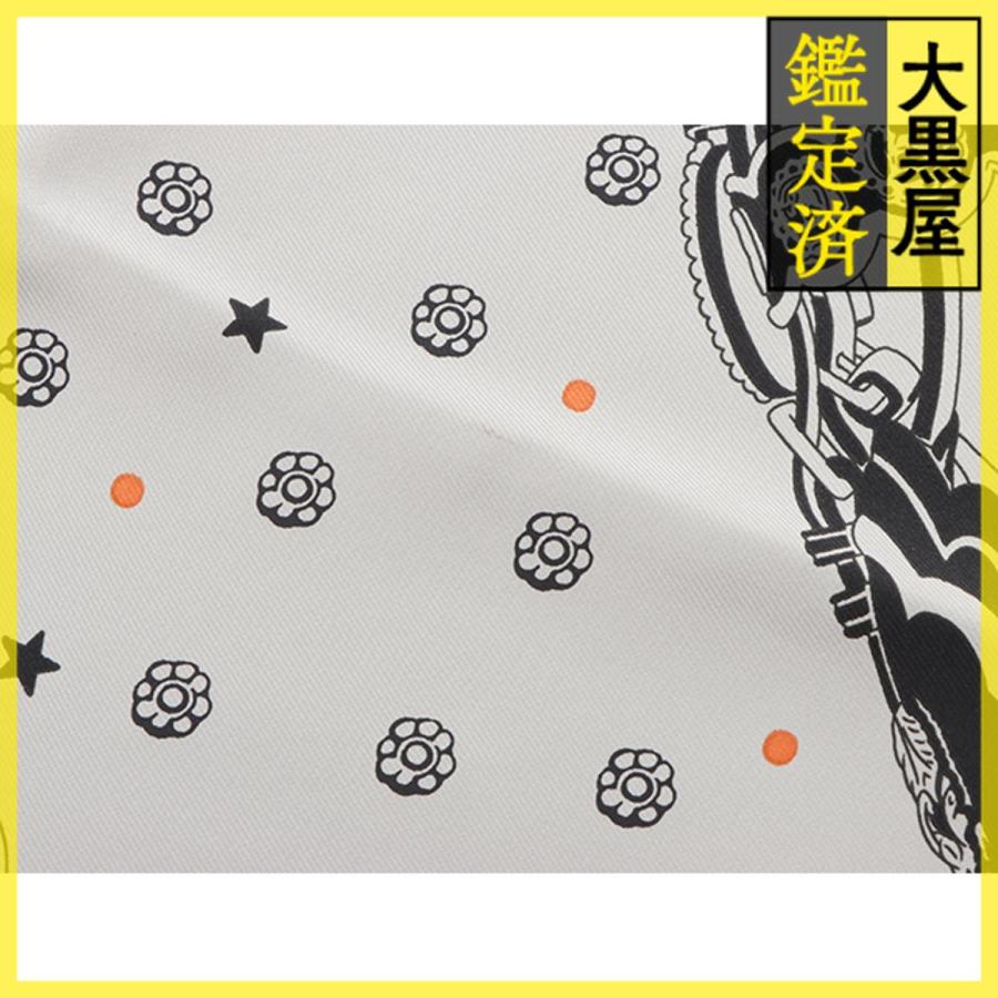 HERMES（エルメス） スカーフ カレ55 Brides et Destin Bandana グリ