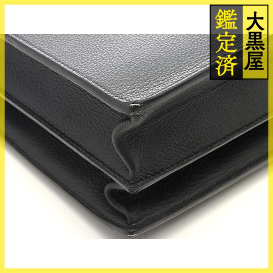 HERMES HERMES エルメス サックアデペッシュ38 マチ2 ブラック