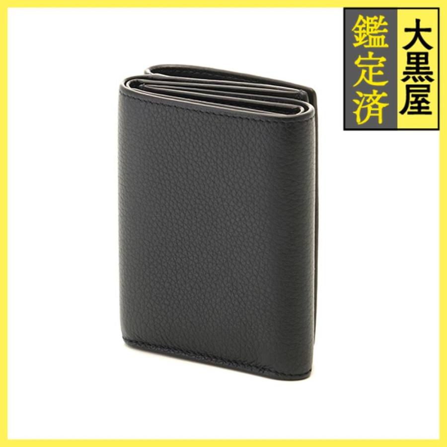 LOEWE（ロエベ） トライフォールドウォレット ディープネイビー カーフ