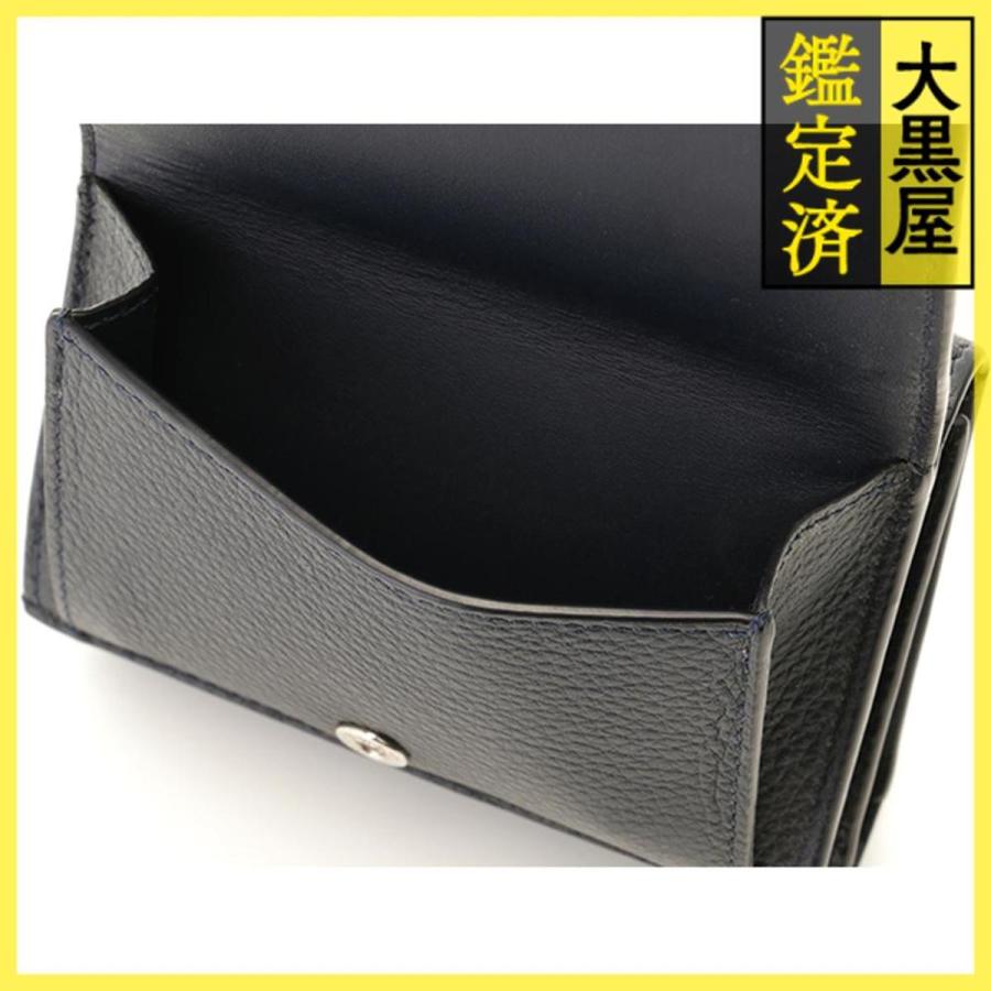 LOEWE（ロエベ） トライフォールドウォレット ディープネイビー