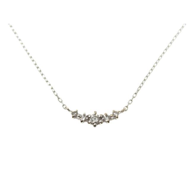 canal4℃ ヨンドシー ジュエリー K18WG/D/0.9g 貴金属・宝石 ネックレス 