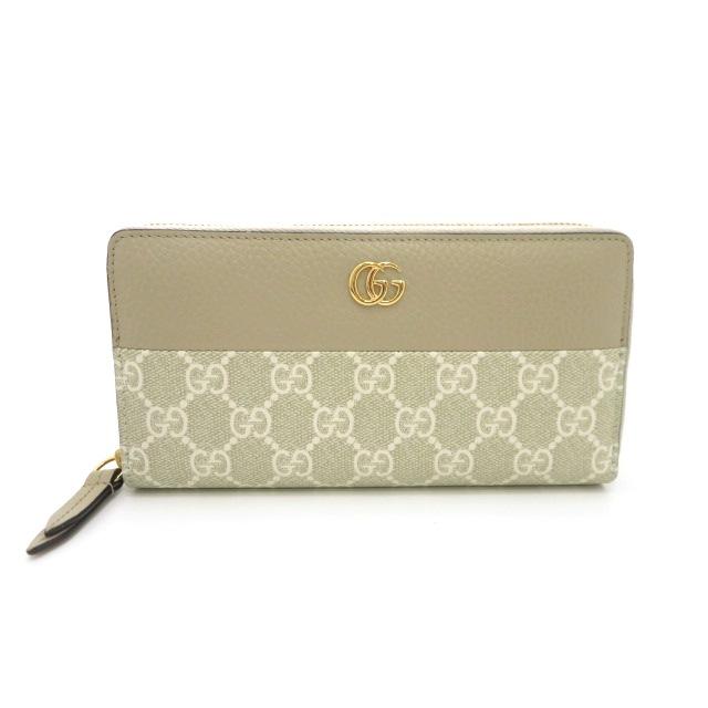 GUCCI（グッチ） ダブルG バイカラー ジップアラウンド ウォレット 長 