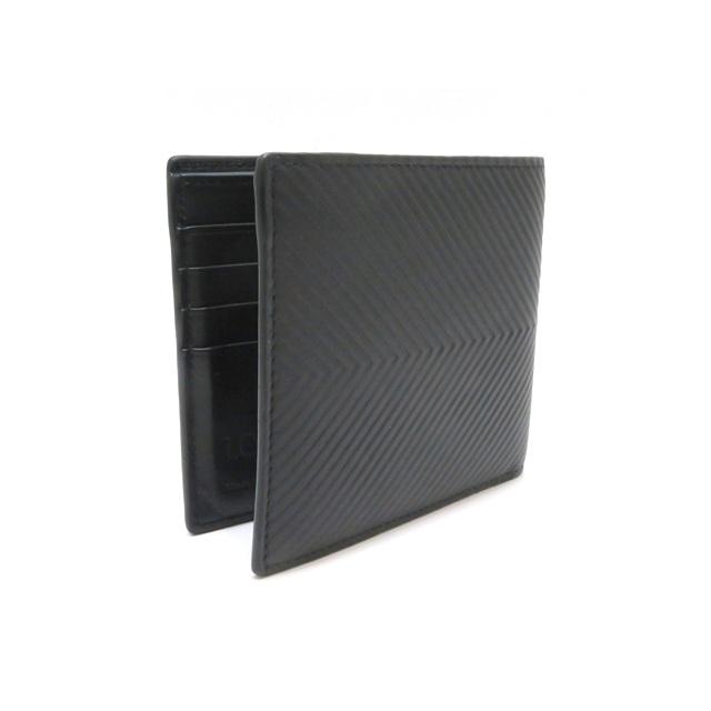 LOEWE（ロエベ） バイフォールド コインウォレット ブラック レザー 