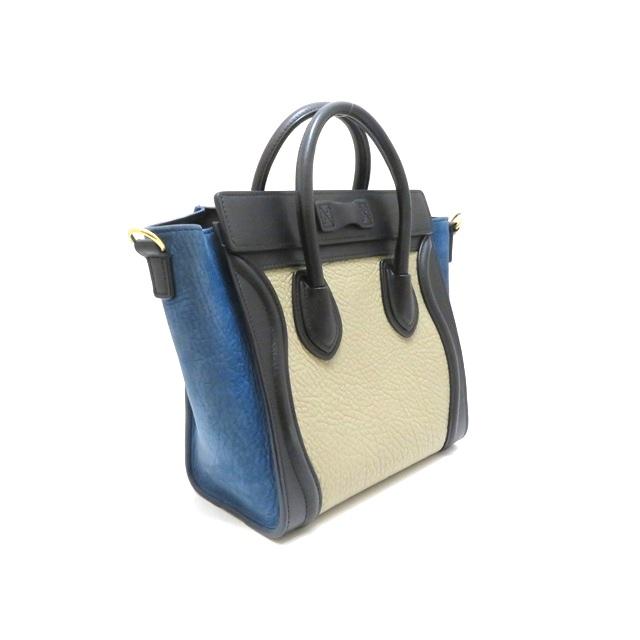 CELINE（セリーヌ） ラゲージナノショッパー ショルダーバッグ カーフ 
