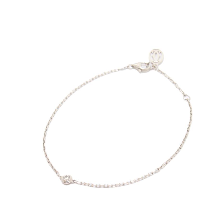 美品　カルティエ　ダムールSM　ブレスレット　K18WG　B6037200 Cartier（カルティエ） ダムールブレスレットSM B6037200 ダイヤモンド