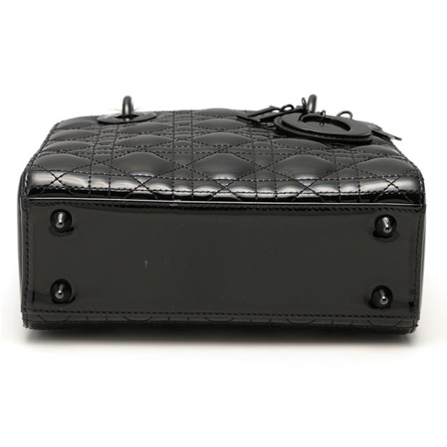 ディオール カナージュ ハンドバッグ 黒 Dior ディオール カナージュ レディディオールスモールハンドバッグ