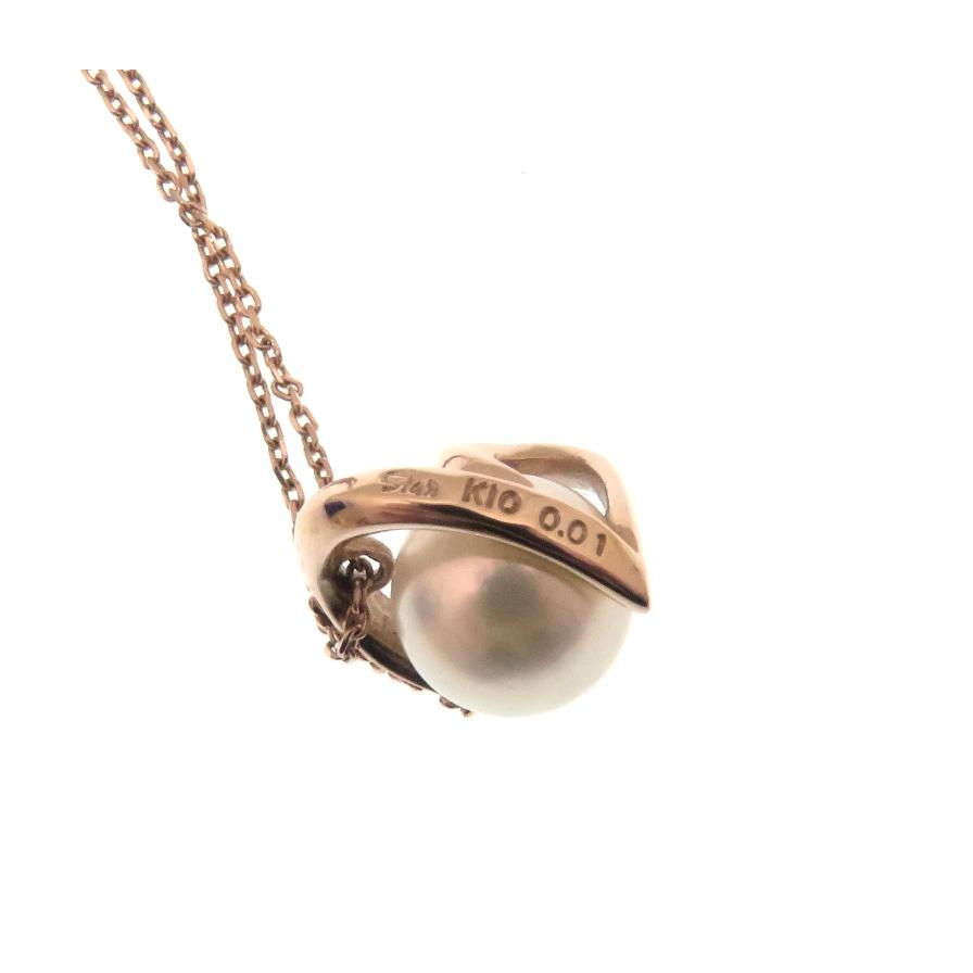 STAR JEWELRY スタージュエリー K10PG/P/約1.8g【205】 ネックレス