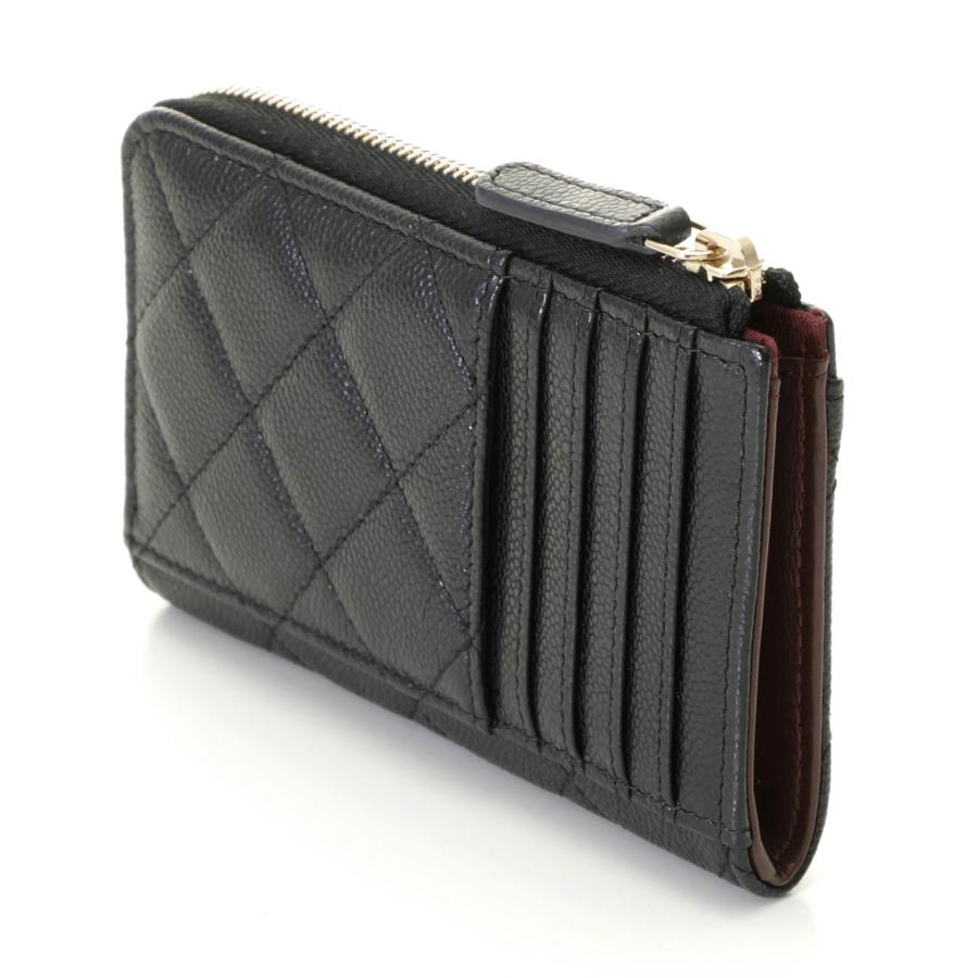 CHANEL キャビアスキン ジップカードケース CHANEL（シャネル） マトラッセ ジップカードケース ランダム番 AP3179