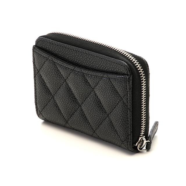 CHANEL ケース AP0216 キャビアスキン CHANEL（シャネル） クラシックジップ コインパース AP0216 コイン