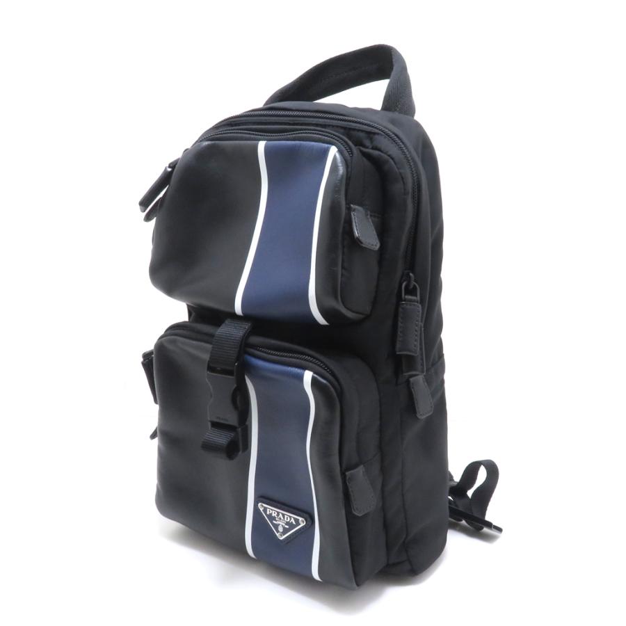 近年モデル✨プラダ 三角ロゴ ボディバッグ スリングバッグ 2VZ013 黒 PRADA（プラダ） バッグ ボディバッグ 【205】 2VZ013 ショルダー