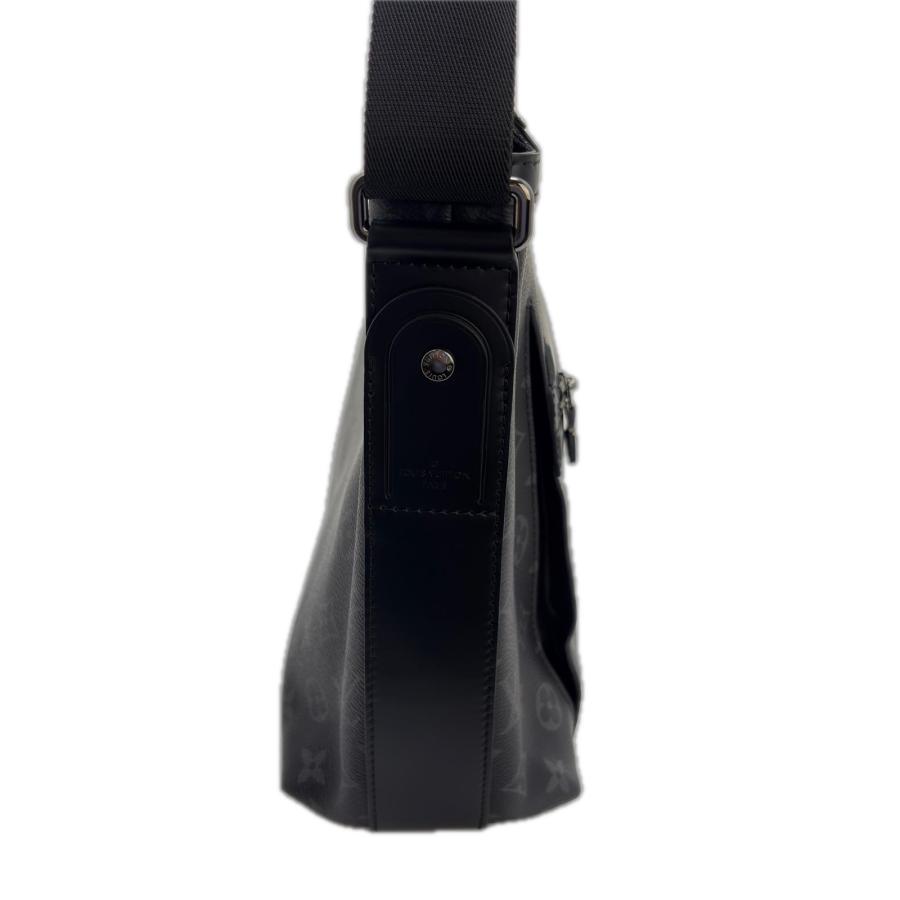 LOUIS VUITTON ルイ・ヴィトン オディセ・メッセンジャーMM モノグラム・エクリプス M44224 ショルダーバッグ_x000D_
 レザー ブラック メンズ【中古】 LOUIS VUITTON（ルイ・ヴィトン） オディセ・メッセンジャーMM