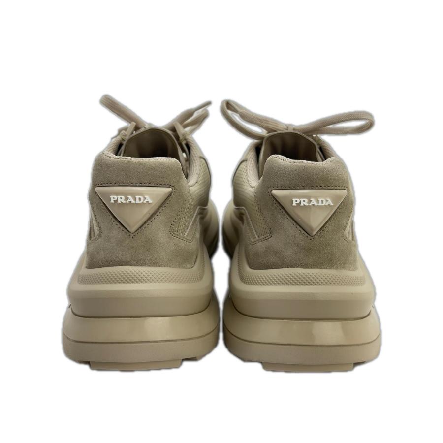 PRADA（プラダ） システムスニーカー メンズ7.5（約26.5xm） ベージュ