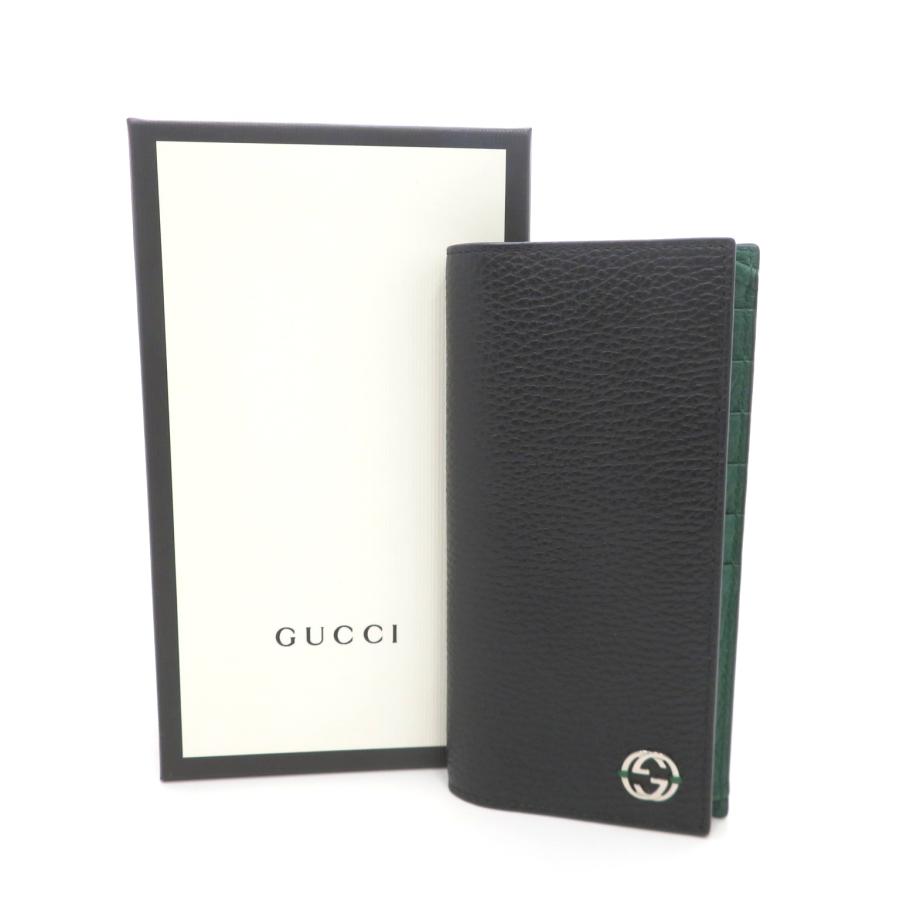 GUCCI（グッチ） インターロッキングG 二つ折り財布 610467 カーフ