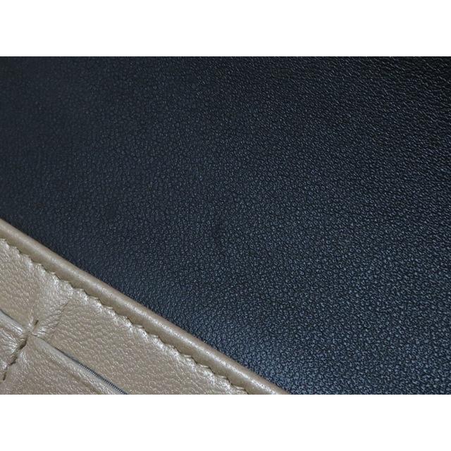 CHANEL（シャネル） カメリア二つ折り長財布 ブラック/GP ラムスキン