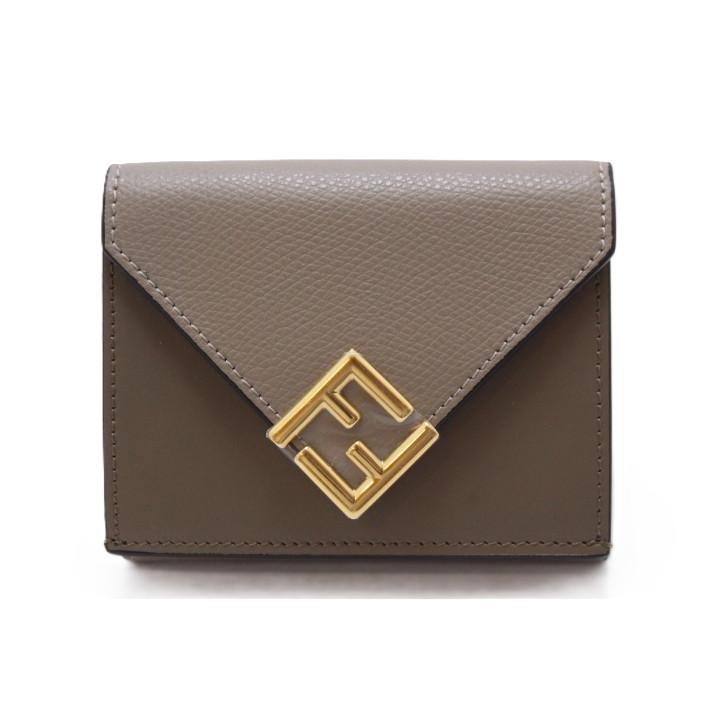 FENDI（フェンディ） バッグ FFダイヤモンド三つ折財布 グレー
