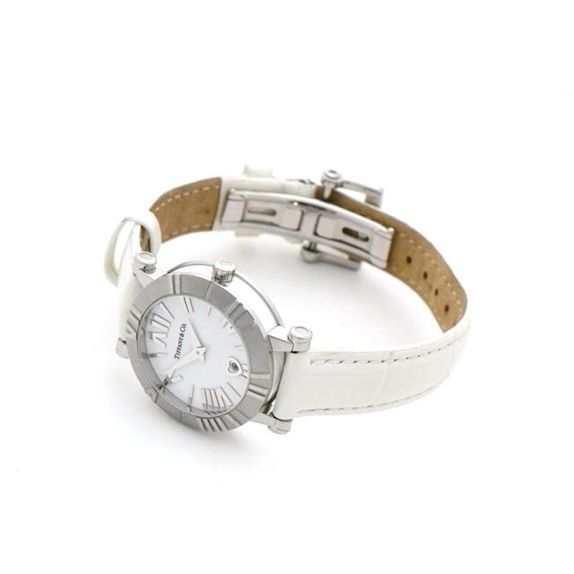 TIFFANY&Co. ティファニー アトラスドーム Z1300.11.11A20A71A 腕時計 SS/クロコレザー クオーツ レディース【中古】【473】の画像
