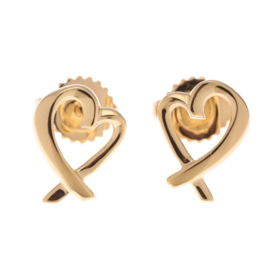 Tiffany & Co. ラビングハート ネックレス リング ピアス セット TIFFANY&Co.（ティファニー） ピアス ラビングハート K18イエロー