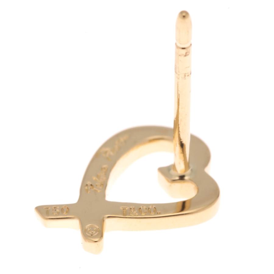 TIFFANY&Co.（ティファニー） ピアス ラビングハート K18イエロー