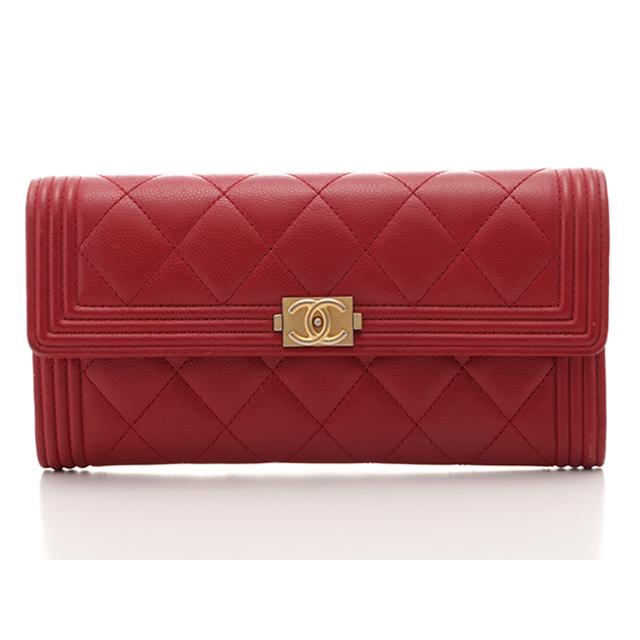 CHANEL（シャネル） ロングフラップウォレット 長財布 ボーイシャネル 
