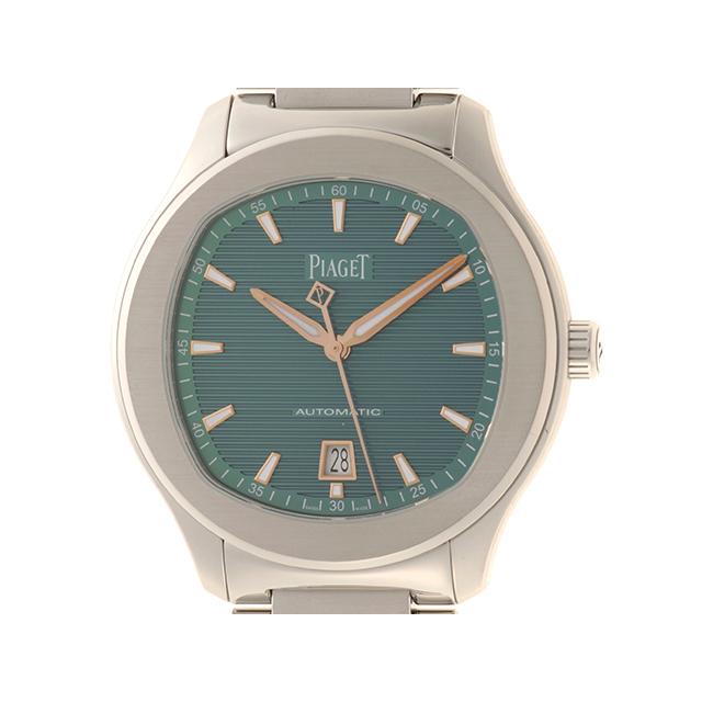 PIAGET ピアジェ ポロS 世界限定888本 G0A45005 腕時計_x000D_
 ステンレススチール グリーン文字盤 自動巻き メンズ【中古】472 PIAGET（ピアジェ） ポロS 888本世界限定 G0A45005 腕時計 ステンレス