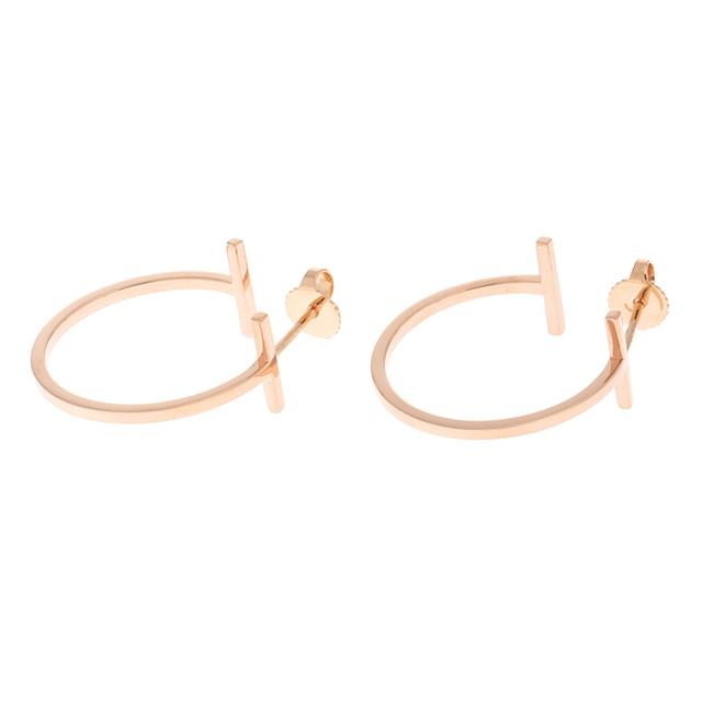 TIFFANY&Co.（ティファニー） ジュエリー Tワイヤーフープ ピアス K18