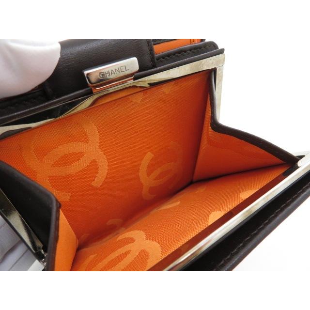 CHANEL（シャネル） カンボンライン A26720 二つ折り財布 ラムスキン