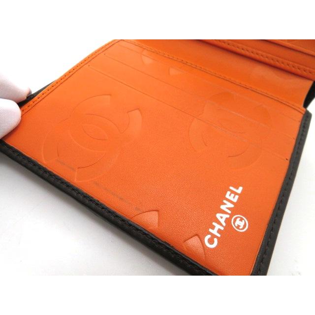 CHANEL（シャネル） カンボンライン A26720 二つ折り財布 ラムスキン