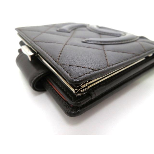 CHANEL（シャネル） カンボンライン A26720 二つ折り財布 ラムスキン