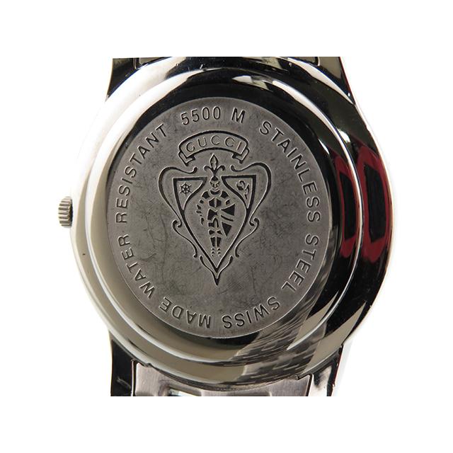 GUCCI（グッチ） 5500M 腕時計 ステンレススチール クオーツ ブラック 