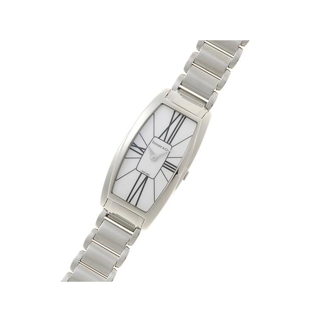 TIFFANY&Co. ティファニー ジェメア Z6401.10.10A20A00A 腕時計 ステンレス クオーツ ホワイト文字盤 レディース【中古】【473】の画像
