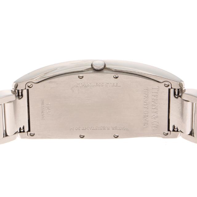 TIFFANY&Co. ティファニー ジェメア Z6401.10.10A20A00A 腕時計 ステンレス クオーツ ホワイト文字盤 レディース【中古】【473】の画像