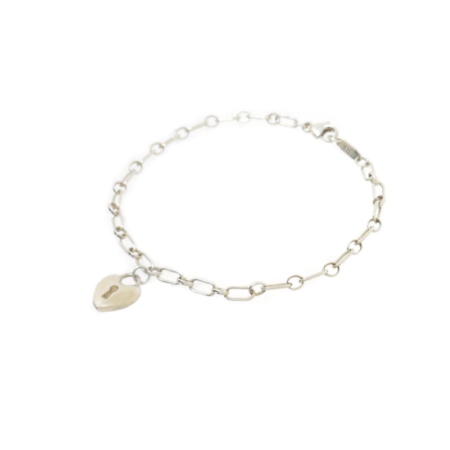 TIFFANY&Co.（ティファニー） ハートロックブレスレット シルバー SV