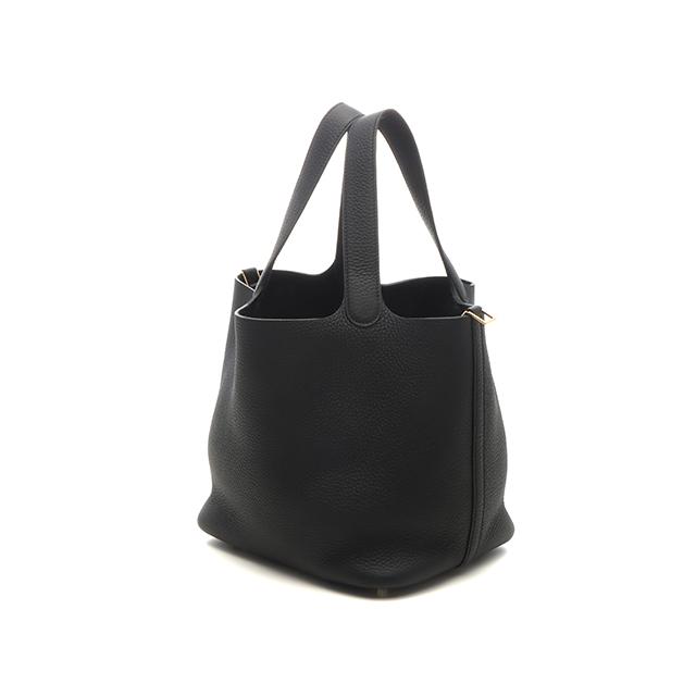 HERMES（エルメス） ピコタンロックMM ブラック/ゴールド金具