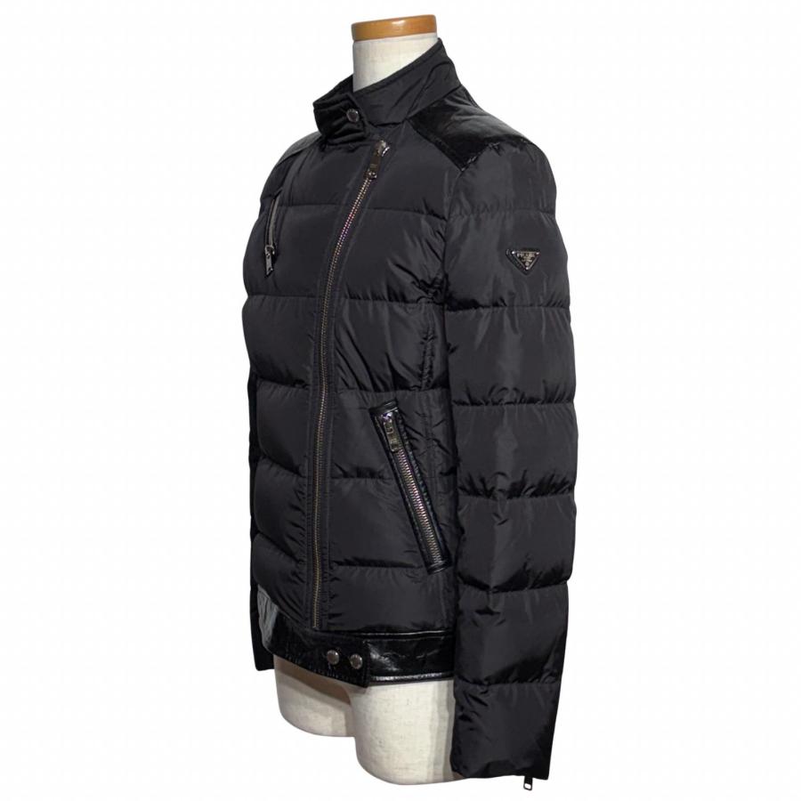 PRADA（プラダ） ライダース ダウンジャケット レディース40（約L 