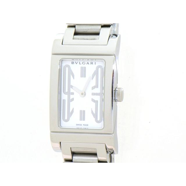 動作未確認 BVLGARI レッタンゴロ QZ RT39S スクエア BVLGARI（ブルガリ） レッタンゴロ RT39S 腕時計 ステンレス クオーツ