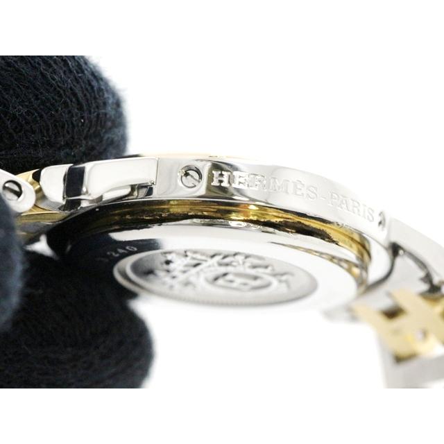 HERMES（エルメス） クリッパーコンビ CL3.240 腕時計 ステンレス/GP 