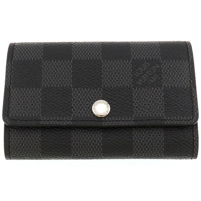 ルイヴィトン ダミエ グラフィット ミュルティクレ 6 キーケース キーホルダー LOUIS VUITTON（ルイ・ヴィトン） ミュルティクレ6 ダミエ・グラ