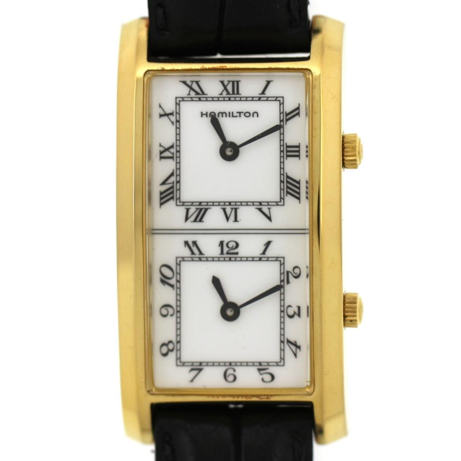 稼働品 Hamilton アメリカントラベラー デュアルタイム6232 HAMILTON（ハミルトン） アメリカントラベラー デュアルウォッチ 6232